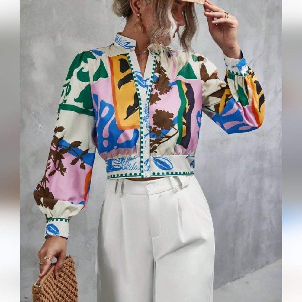 Shein Unity Graphic Print Jacket